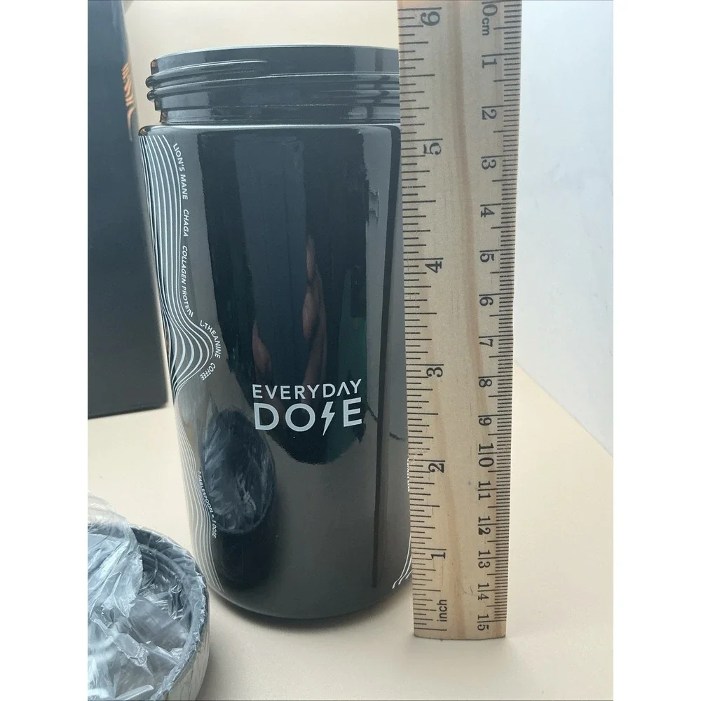 Everyday Dose Vessel Majestic Container Glass‎ Jar Stash for Coffee, New in Box